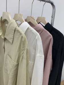 新款非町feiding   CL577  韩版休闲衬衣宽松显瘦气质长袖衬衫
