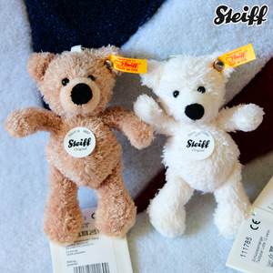 现货 德国进口正版steiff泰迪熊挂件玩偶 小熊钥匙扣包包挂饰公仔