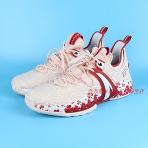 安踏新款戈登海沃德2代gh2篮球鞋男鞋低帮情人节新年红away客场