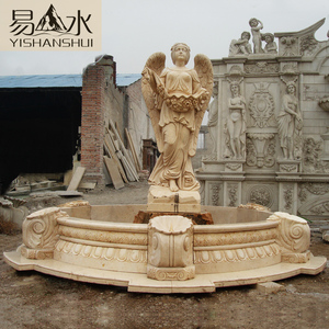 石雕喷泉大理石西方人物喷泉曲阳雕刻大型广场公园流水喷泉定制