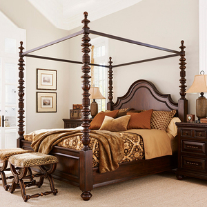 8米高端四柱婚床定制