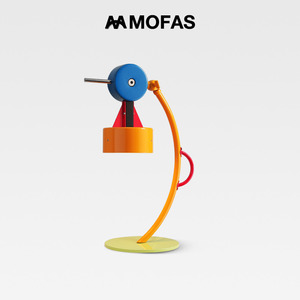 MOFAS孟菲斯风格设计师创意怪趣彩色几何灯客厅卧室儿童艺术台灯