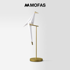 MOFAS后现代北欧个性创意简约客厅书房卧室床头灯千纸鹤小鸟台灯