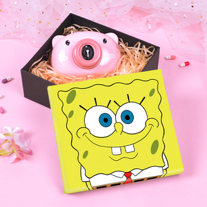儿童节礼盒海绵宝宝礼物包装盒空盒喜糖果礼盒包装盒生日礼品盒大