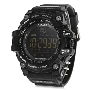 EX16  smart watch智能手表计步运动信息提醒游泳学生电子表三防