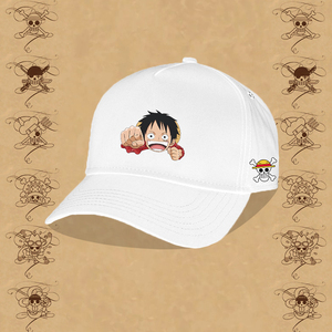 日系动漫海贼王联名运动时尚防晒鸭舌帽路飞索隆百搭可调节棒球帽