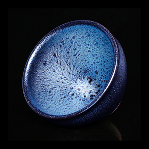 宋风居非遗大师黄长发建盏茶杯原矿铁胎手工陶瓷建盏主人杯茶盏