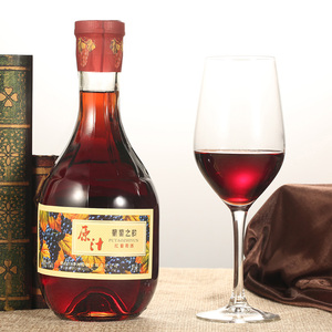 白洋河原汁红葡萄酒1l*6瓶整箱葡萄之韵醉爱甜酒甜型江浙沪皖包邮