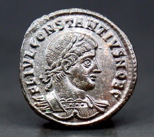 古罗马皇帝君士坦提乌斯二世铜币凝绿轩欧洲古币西方古典钱币真品