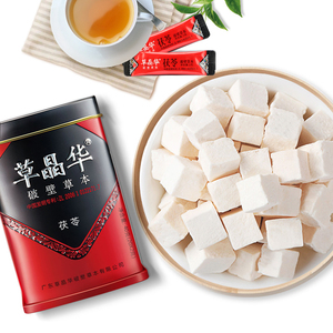草晶华茯苓粉颗粒破壁草本药材安徽白伏苓块冲泡茶喝可搭陈皮芡实