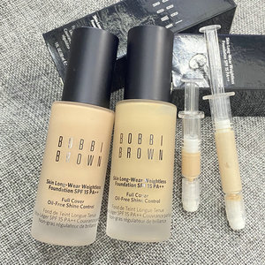 BOBBI BROWN 芭比波朗羽柔清透持妆粉底液小样试色遮瑕雾面哑光