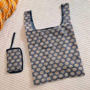 出口日本原单小清新折叠购物袋环保袋便当手提袋加密尼龙便携加宽