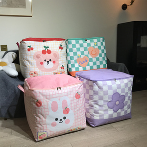 玩具收纳袋便携幼儿园衣服收纳袋旅行衣物密封整理包防水收纳布袋