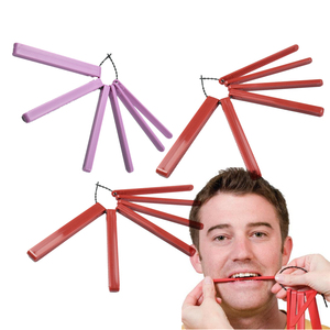 下颌骨分级调控棒 红色咬牙胶棒排棒排棒儿童口肌训练工具言语