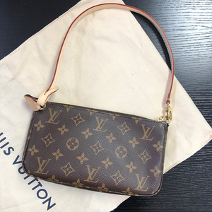 路易威登 lv女包pochette女士老花印花时尚休闲单肩手提包m40712