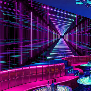 3d立体墙贴壁画贴纸壁纸自粘墙纸音乐ktv主题k歌包厢酒吧夜店背景