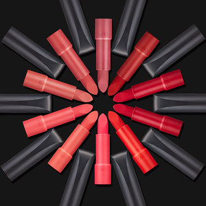 韩国clio珂莱欧口红小黑跟烈焰丝绒02号色09号色砖红雾面哑光唇膏