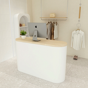 贝高乐品服装店收银台柜台简约现代女装店铺吧台桌小型前台接待台