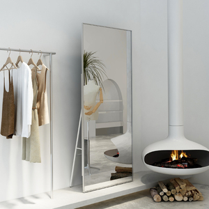 服装店专用装饰道具镜台试衣间镜子落地显瘦白美颜全身镜试衣镜