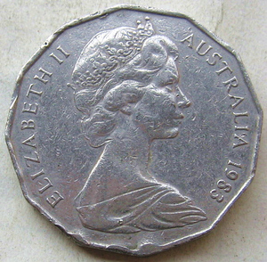 澳大利亚50分硬币