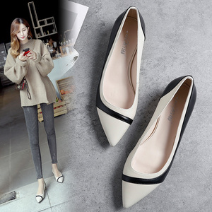 女鞋四季鞋百搭粗跟