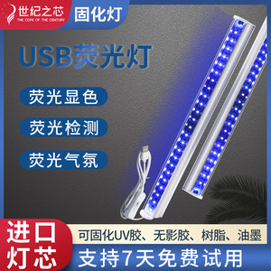 模型紫光灯高达LED荧光检测验钞防伪 usb插口紫外线灯管365/395nm