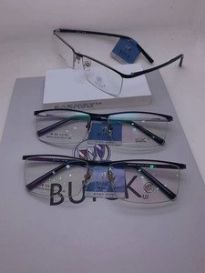 别克BUICK8084带防伪眼镜框大尺寸商务半框男近视潮款配近视