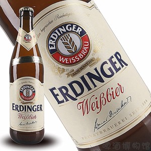 德国进口精酿艾丁格小麦白啤酒ERDINGER 德国白啤500ML单瓶