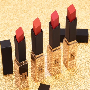 90koujing寇静水光唇釉蔻静不易掉色枫叶红色持久保湿滋润镜面口红