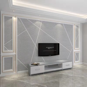 3D立体现代简约轻奢定制壁纸电视背景墙壁布客厅墙纸影视墙布壁画