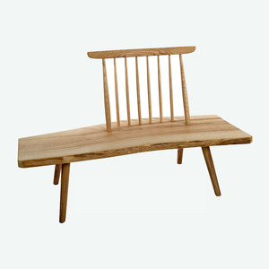 北欧风琴长椅实木换鞋凳带靠背餐桌长凳客厅休闲蝴蝶榫长沙发餐椅