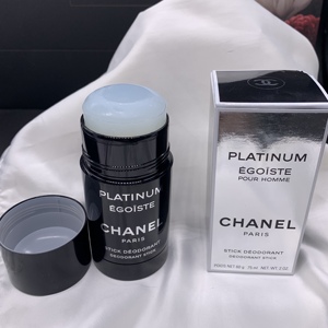 现货秒发香奈儿chanel白金膏香止汗膏男士固体香膏 75g商务精英款
