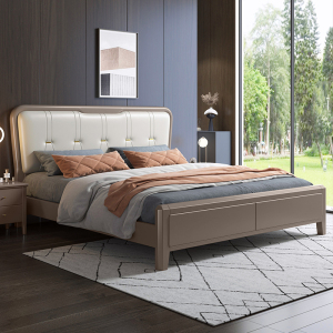 喜临门旗舰店实木床1.8米双人现代简约北欧次卧轻奢1.35m大小户型