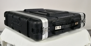 2U 麦克风接收机箱子标准19寸ABS航空箱器材机箱音响功放设备机柜