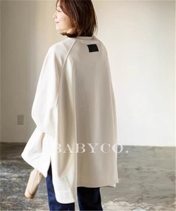 日本潮牌小众设计感前短后长宽松中长款oversize蝙蝠袖斗篷卫衣女