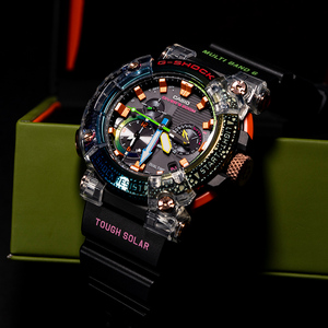 卡西欧毒蛙彩虹七代蛙人限量版gwf-a1000brt光能电波防水手表男