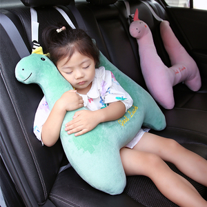 儿童靠枕车上睡觉安全抱枕车载防勒脖神器头枕后排宝宝坐车安全带