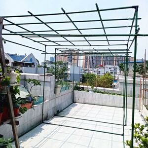 k暖棚架家用庭院室外露天花架a子院子户萄意式极简外葡支架园艺支