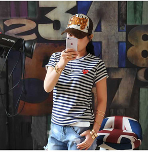 cindyyoung旗舰店天猫comme des garcons川久保玲cdg大爱心波点半袖