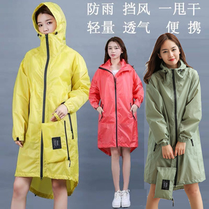 雨衣女成人韩国时尚防暴雨外穿雨披男徒步加大便携防水外套潮学生