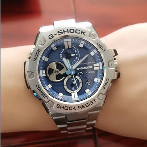 卡西欧手表男g-shock太阳能蓝牙表gst-b100d-2a/x/ga/gc-1a b500d