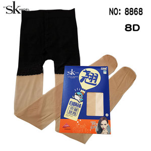 SK8868束腿翘臀自嗨袜夏季薄款8D防脱丝连裤袜美腿加裆女防狼丝袜