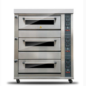俊麦JMC-60R三层六盘燃气烤箱商用烤炉燃气烘炉3层6盘燃气烤箱