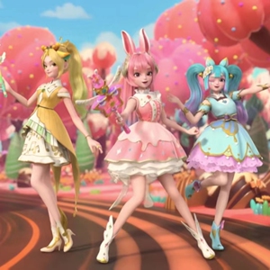 小魔仙美琪美雪贝贝衣服女童公主裙严莉莉小兰儿童裙子童装1人付款96