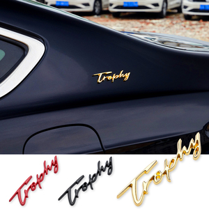 新名爵mg6改装饰trophy车标汽车身个性立体英文字母金属车贴尾标