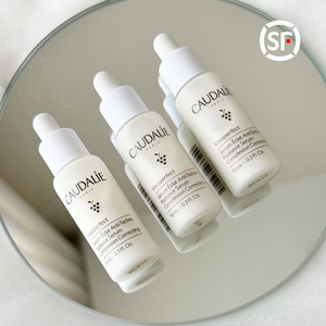 3个*10ml caudalie欧缇丽葡萄籽美白淡斑精华小奶瓶中样 带滴管