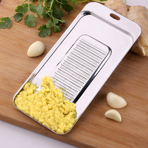 不锈钢姜蓉研磨器勺形手动蒜泥生擦姜末磨泥器工具姜汁器磨姜神器