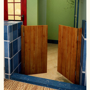 地中海牛仔门对开门实木吧台门单开腰门厕所小门复古酒吧门自动门