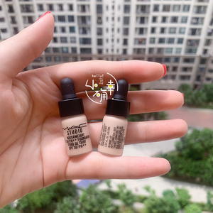 mac魅可水漾粉底液2ml nc15#n18#号 遮瑕带滴管 适合干皮