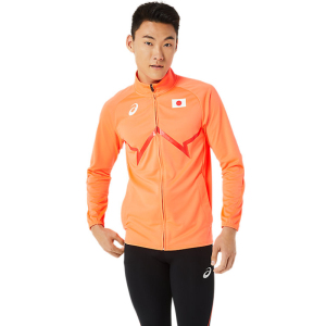 日本asics亚瑟士田径运动衣服男2022新款国家代表队速干夹克外套
